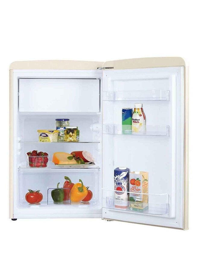 Amica KSR 361 160 B | Retro Tafelmodel koelkast | Beige