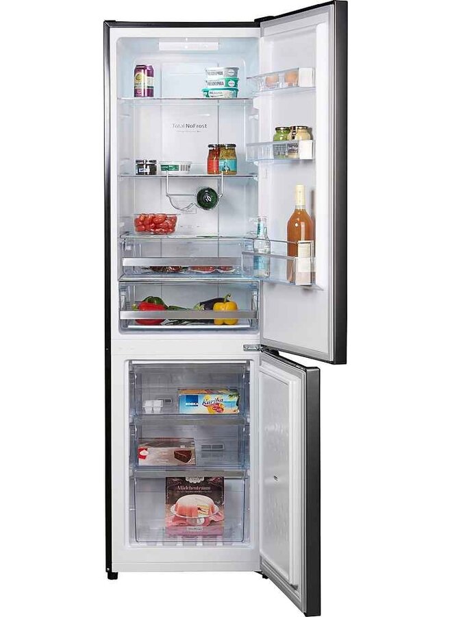 Amica KGC 15495 S | Koelvriescombinatie | Zwart | NoFrost