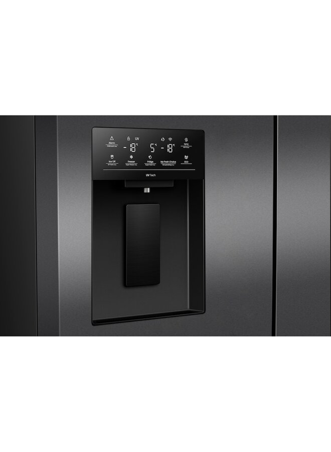 Hisense RQ5P640SYKD | Amerikaanse koelkast | Zwart | CrossDoor