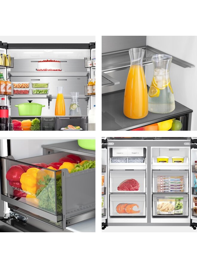 Hisense RQ5P640SYKD | Amerikaanse koelkast | Zwart | CrossDoor