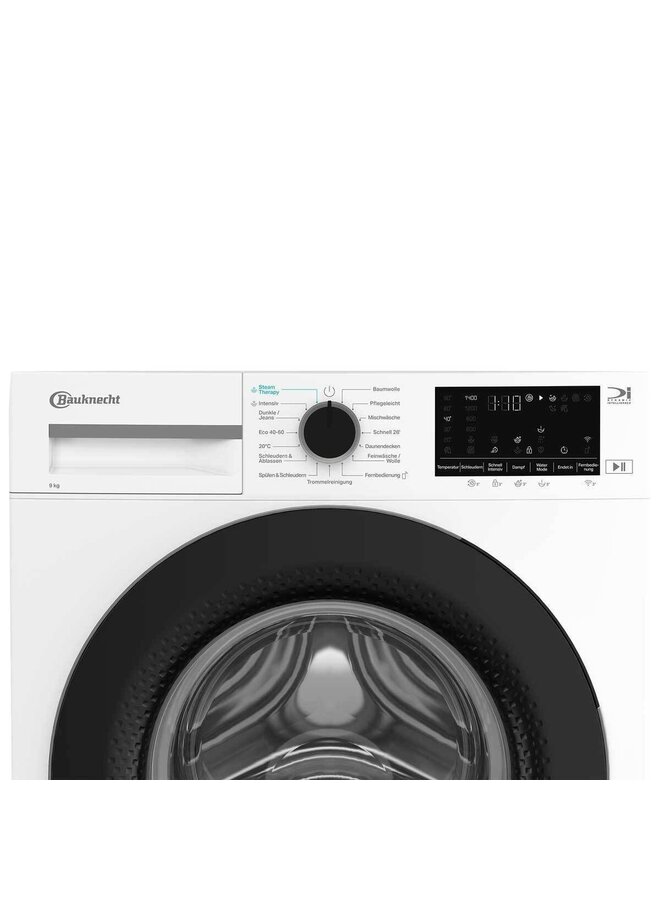 Bauknecht B WM 9A9 BS | Wasmachine | 9 kg  | Stoom