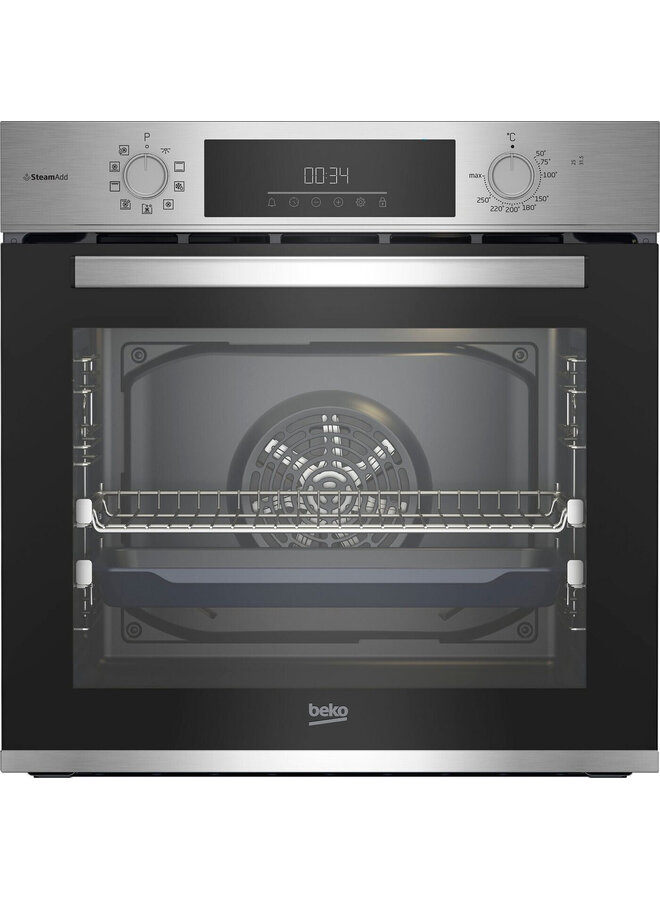 Beko BBIS12301XE | Inbouw oven | 60 cm | SteamShine