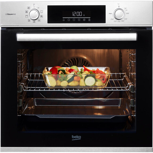 Beko BBIS12301XE | Inbouw oven | 60 cm | SteamShine