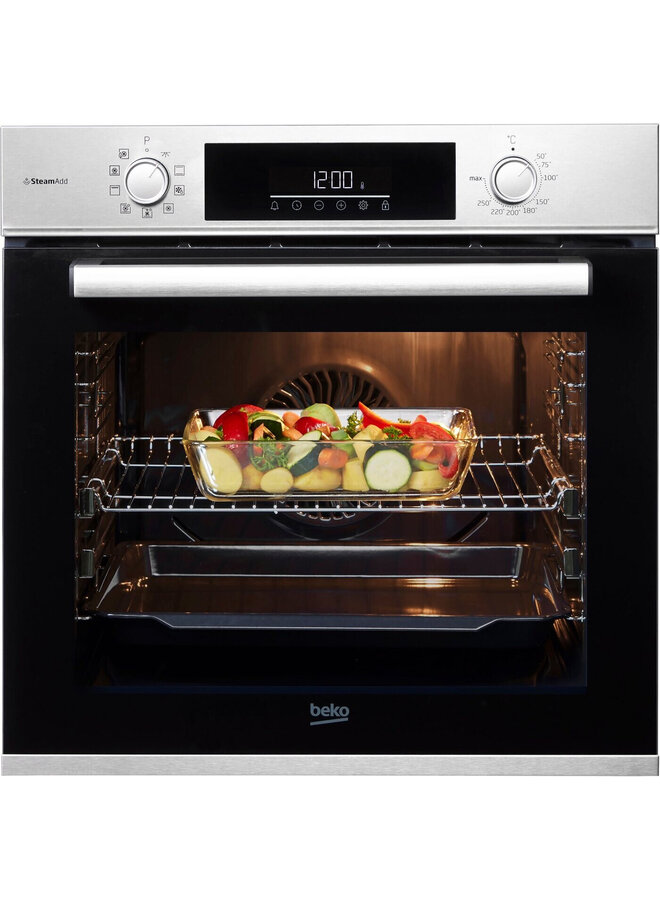 Beko BBIS12301XE | Inbouw oven | 60 cm | SteamShine