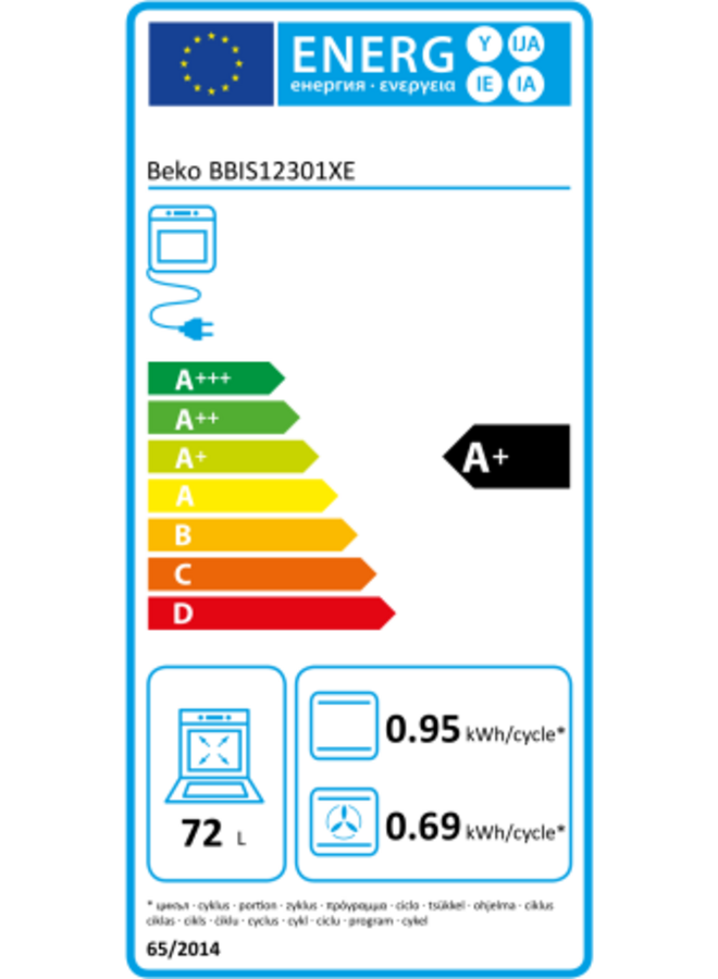 Beko BBIS12301XE | Inbouw oven | 60 cm | SteamShine