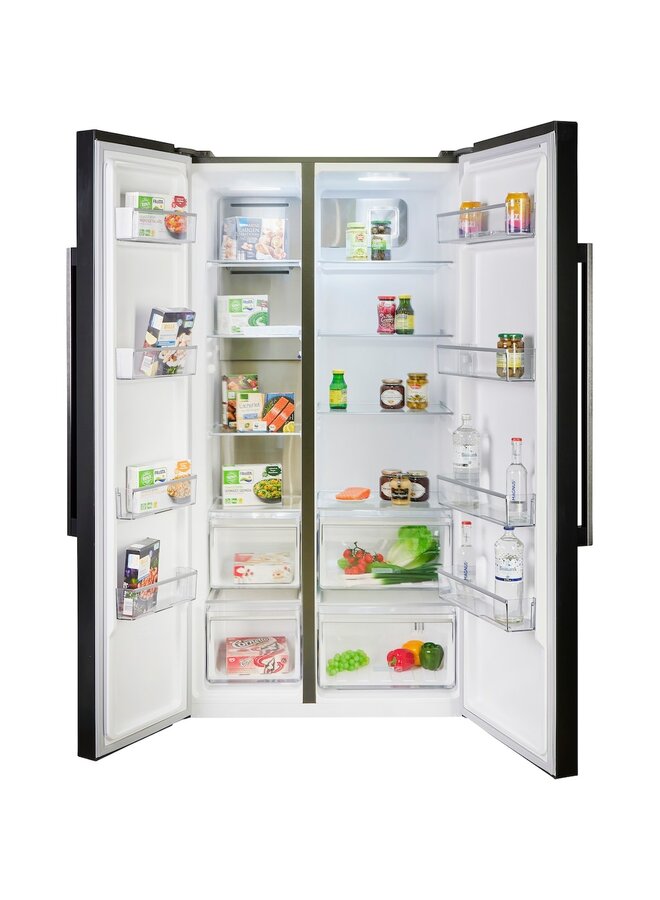 Bauknecht SBS C90 BL | Amerikaanse Koelkast | Zwart | C Label