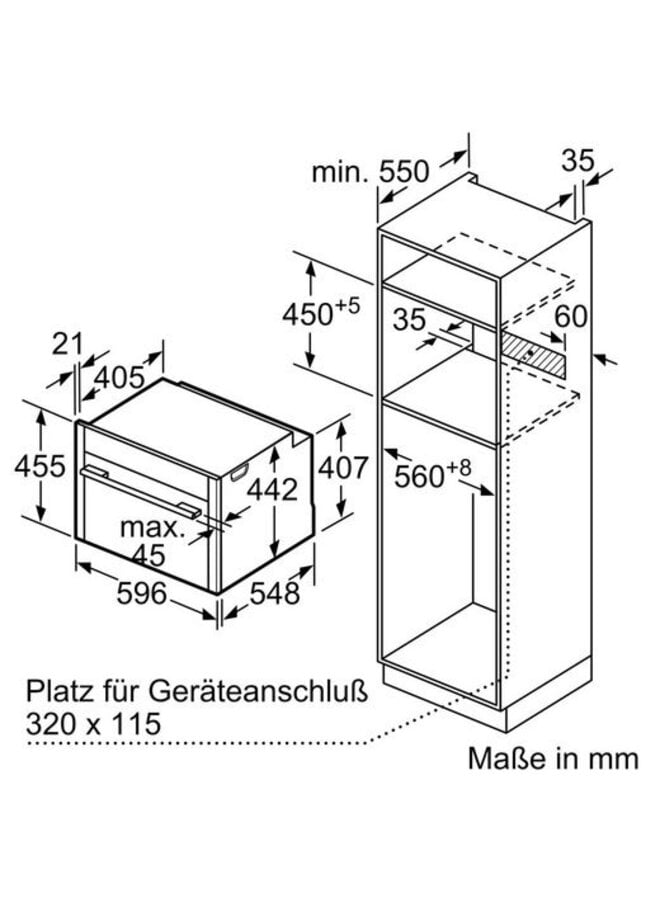 Neff C24FS31N0 | Inbouw oven met stoom | 45 cm