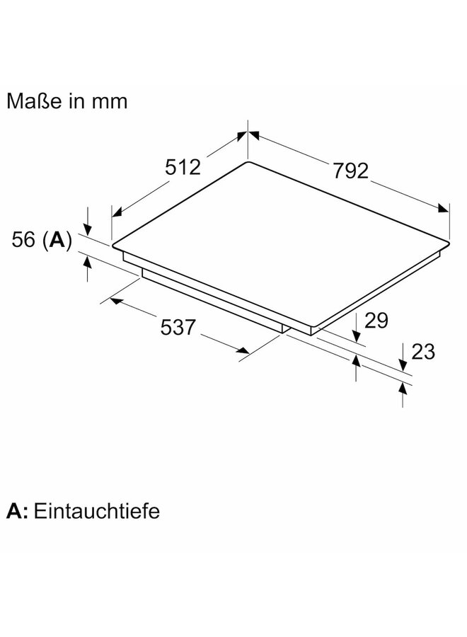 Siemens EX801HVC1E | Inductie kookplaat | 80 cm | Flex