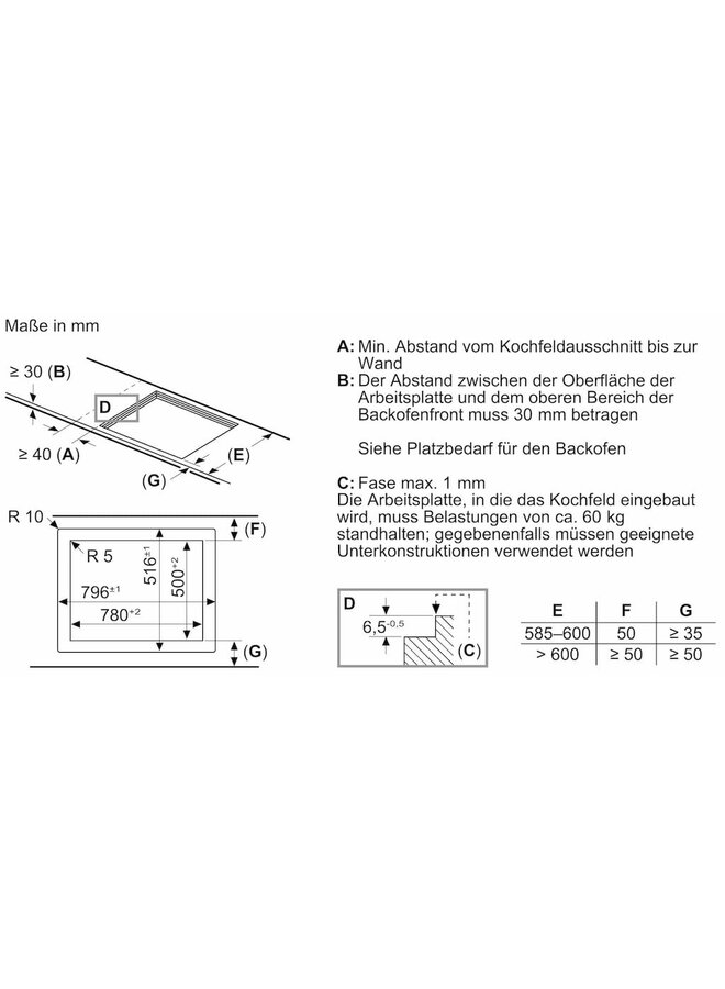 Siemens EX801HVC1E | Inductie kookplaat | 80 cm | Flex