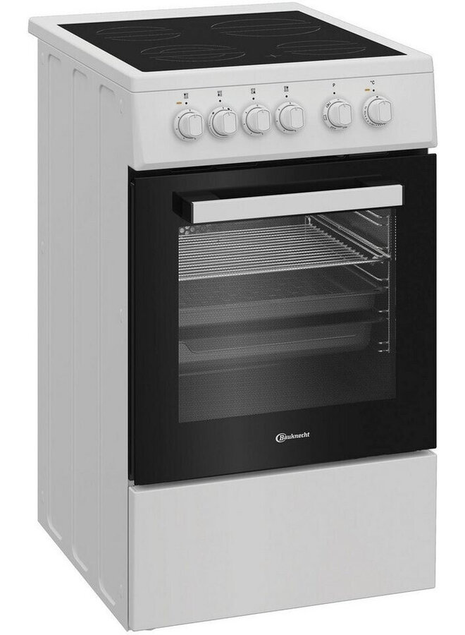 Bauknecht B5V5KMW | Keramisch fornuis | Hydrolyse | 50 cm