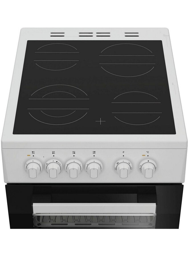 Bauknecht B5V5KMW | Keramisch fornuis | Hydrolyse | 50 cm