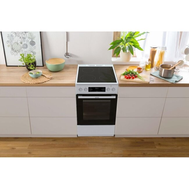 Gorenje  GECS5C60WPA | Keramisch fornuis | 50 cm | Aqua Clean