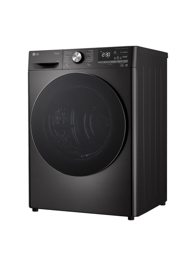 LG RT90V9B | Warmtepompdroger | C | 9 kg | Zwart