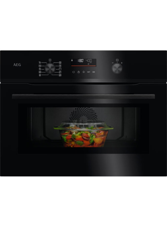 AEG CM3500B | Inbouw combimagnetron | Zwart | 45 cm