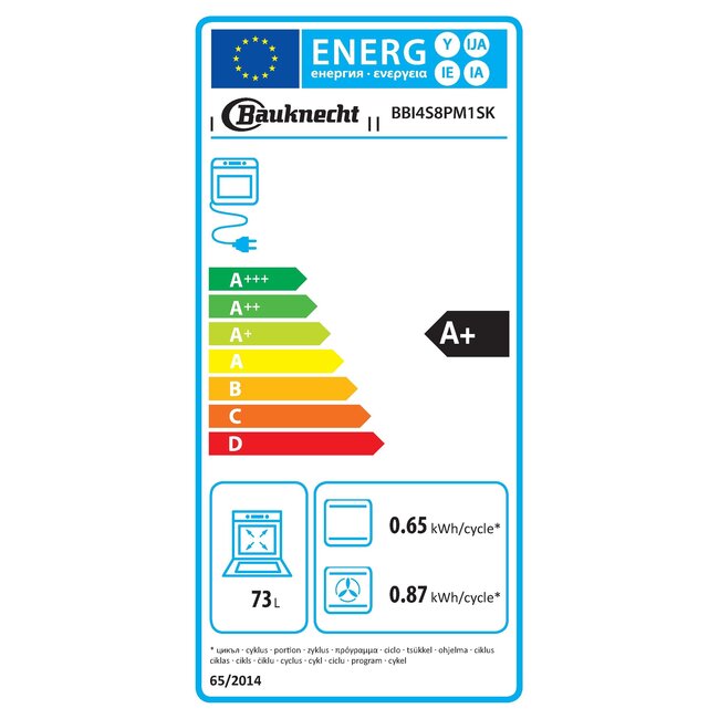 Bauknecht BBI4S8PM1SK | Inbouw oven | AirFry | Pyrolyse