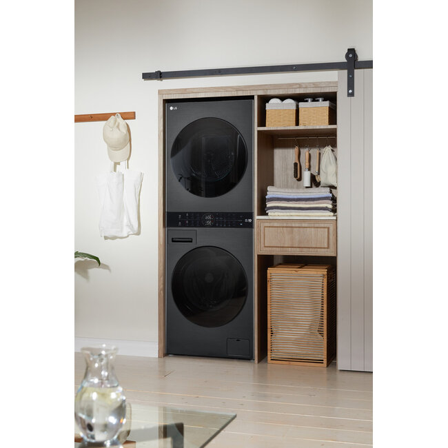 LG WT1210BBF | Wasdroogcombinatie | WashTower | 12 kg