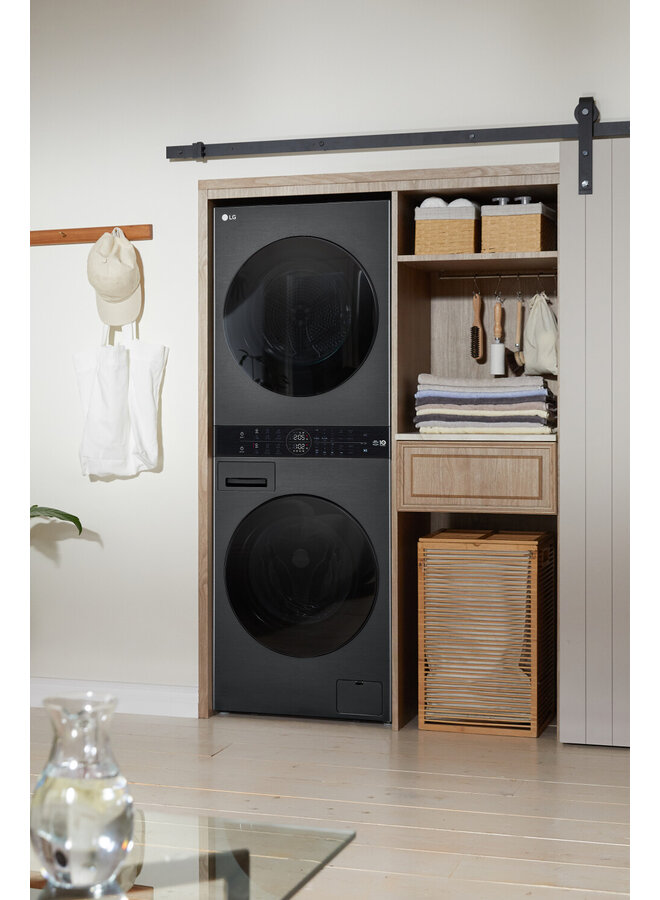 LG WT1210BBF | Wasdroogcombinatie | WashTower | 12 kg