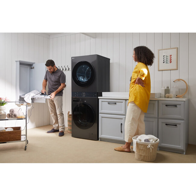 LG WT1210BBF | Wasdroogcombinatie | WashTower | 12 kg