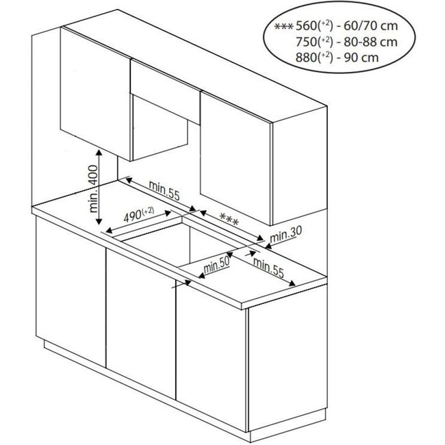 Beko HII 84700 UFTX | Inductie kookplaat | 80 cm | FlexZone