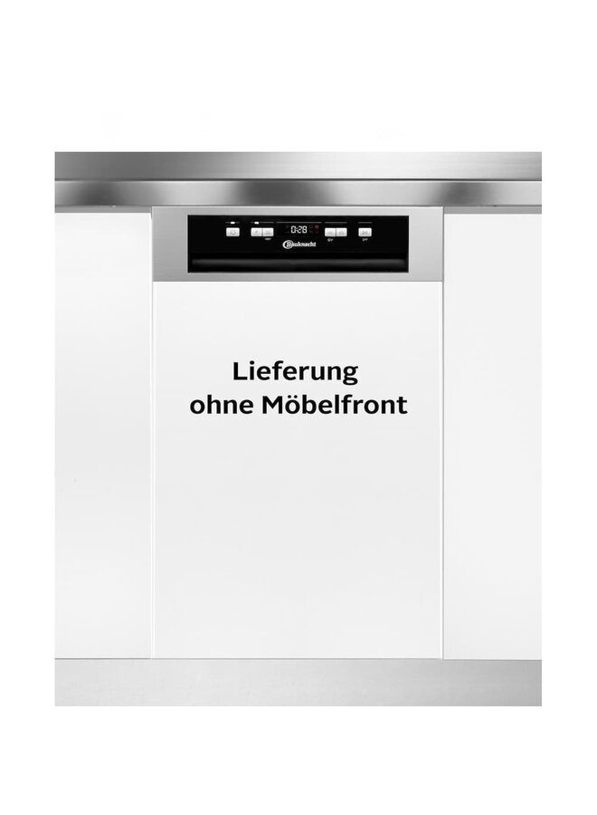 Bauknecht BK4PC11BS7A0 | Half geintegreerde vaatwasser | 45 cm