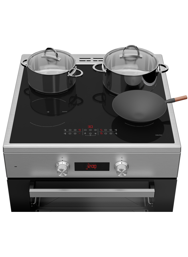 Beko FSM89302GXS | Inductie fornuis | RVS | 60 cm