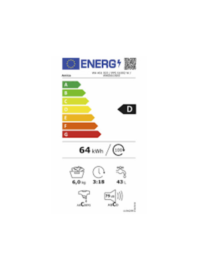 Amica WA 461 013 | Wasmachine | 6 kg