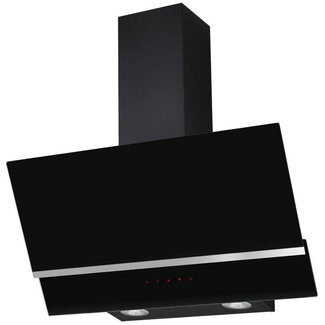 Amica KHF 684 611 S | Afzuigkap | Zwart | Schuin | 80 cm