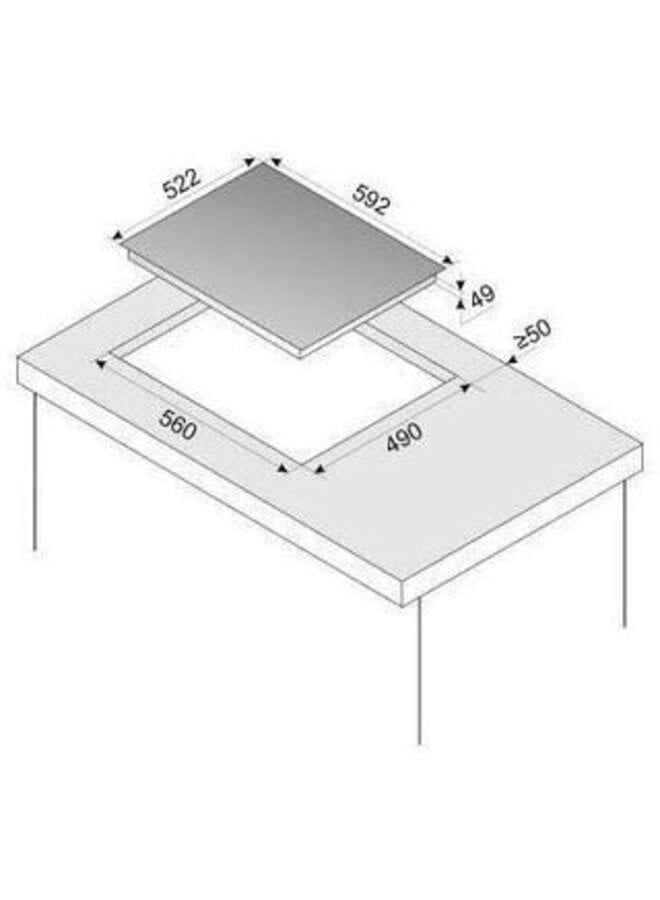Amica KMI 772 660 C | Inductie kookplaat | 60 cm