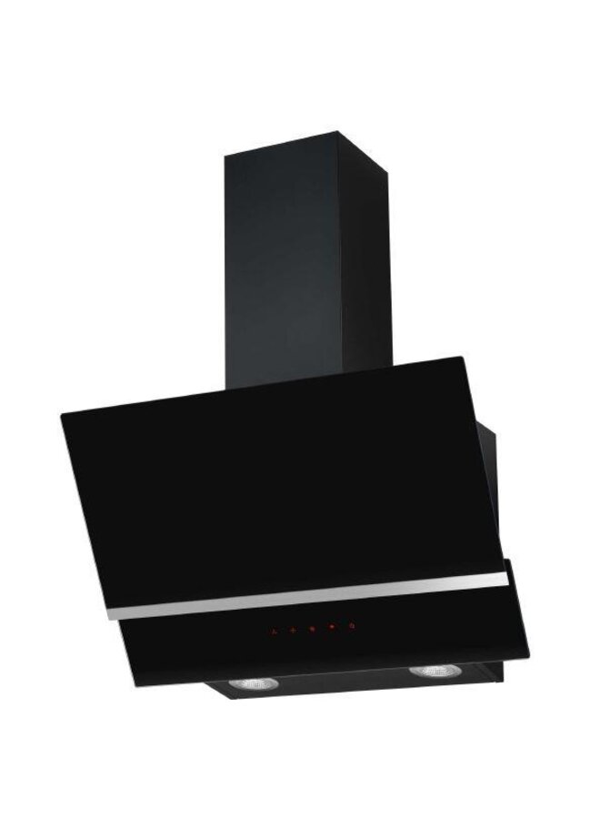 60260 | Afzuigkap | Schuin | Zwart | 60 cm