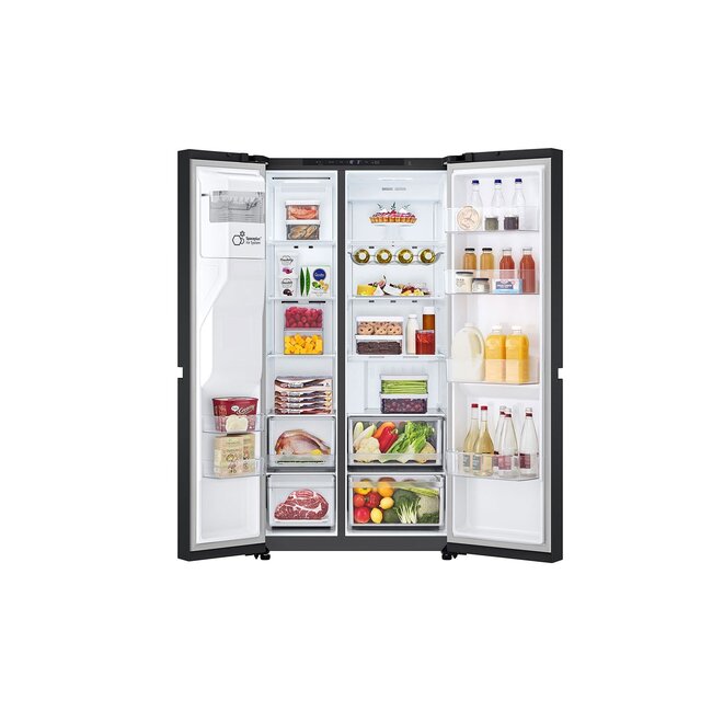 LG GSLC40EPPE | Amerikaanse koelkast | Zwart