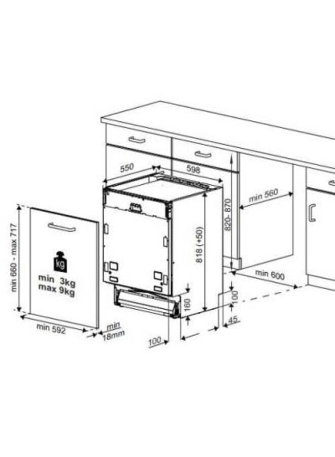 Beko BDIN16420 | Inbouw vaatwasser | 60 cm