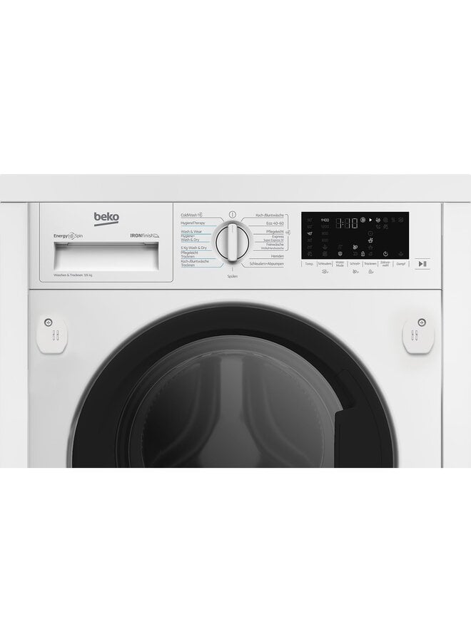 Beko B5DBT6941W  | Inbouw wasdroogcombinatie | 9-6 kg