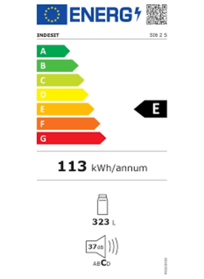 Indesit SI6 1 S  | Vrijstaande koelkast | Koeler | 323 Ltr