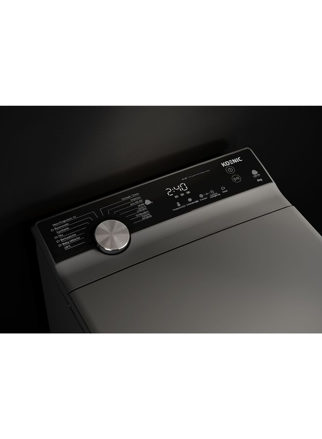 Koenic KOENIC KWM 8212 A INV | Bovenlader | Dark Silver | 8 kg