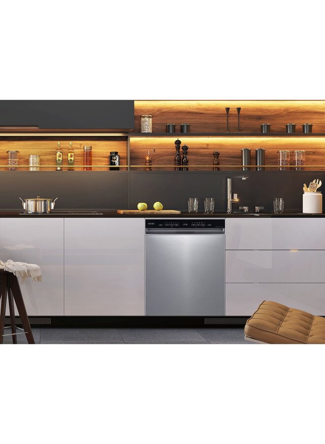 KOENIC KDW 6041-1 C BU | Onderbouw vaatwasser | RVS | C