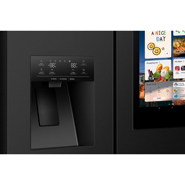 Hisense RS9P628GPFE | Amerikaanse Koelkast | Zwart | Message Board