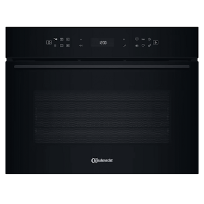 Bauknecht BCW7O7HTSK | Inbouw oven magetron | 45 cm | Zwart