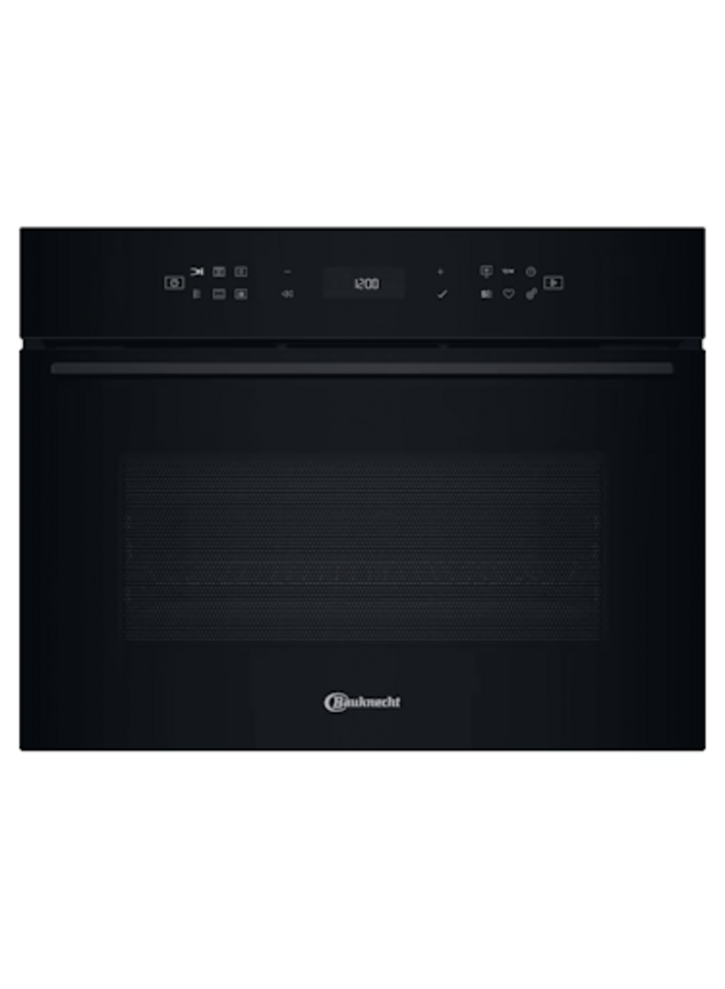 Bauknecht BCW7O7HTSK | Inbouw oven magetron | 45 cm | Zwart