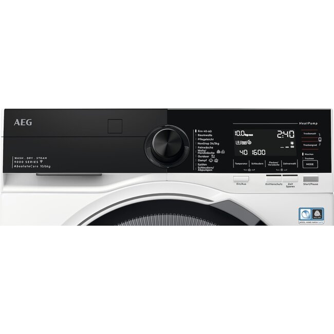 AEG LWR9W81600 | Wasdroogcombinatie | 10-6 kg | Warmtepomp