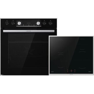 Gorenje BLACK SET 5 INDUCTION | Inbouw fornuis | Ovenset