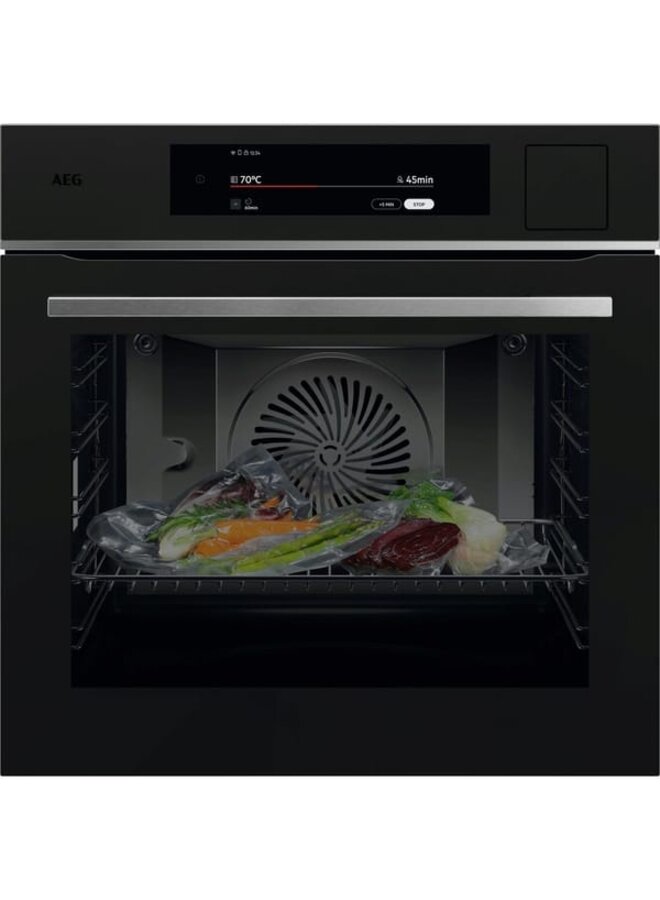 TP9SB83FAT | Inbouw oven | 60 cm | Stoom SousVide Wifi | Mat Zwart