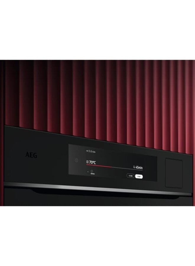 AEG TP9SB83FAT | Inbouw oven | 60 cm | Stoom SousVide Wifi | Mat Zwart