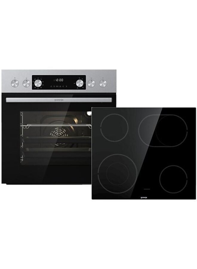 Gorenje Steel Set | Inbouw ovenset | Inbouw fornuis