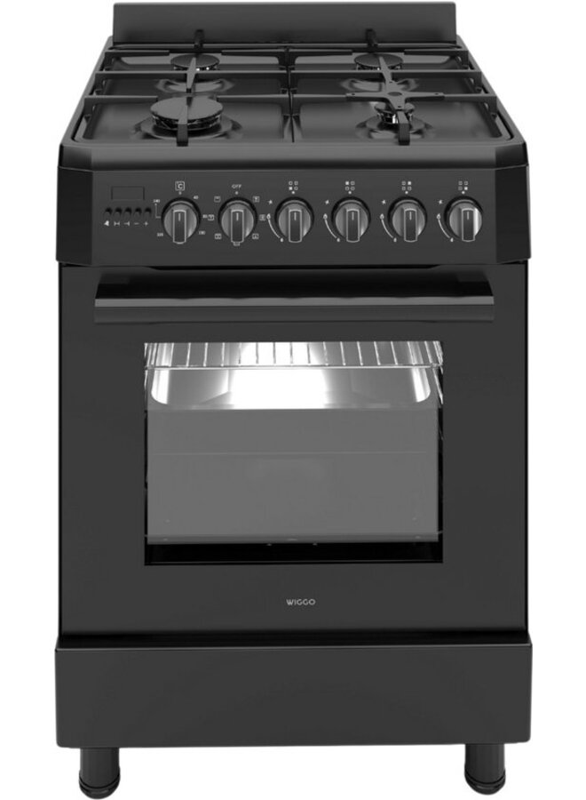 WO-E609R(BB) | Serie 9 | gasfornuis | 60 cm | Zwart