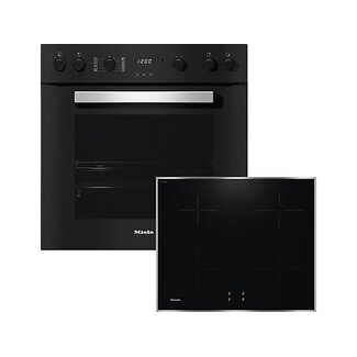 Miele TwinSet Comfort | Inbouw ovenset | Inbouw fornuis | Inductie | Zwart Miele TwinSet Comfort | Inbouw ovenset | Inbouw fornuis | Inductie | Zwart