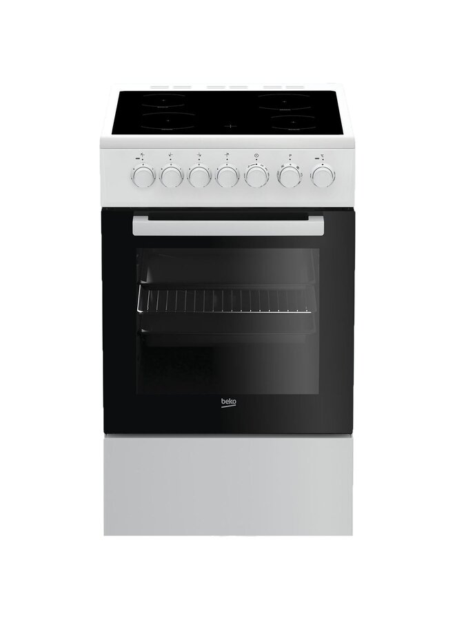 Beko FSM57100GW | Keramisch fornuis | 50 cm | SteamShine