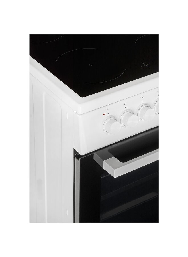 Beko FSM57100GW | Keramisch fornuis | 50 cm | SteamShine