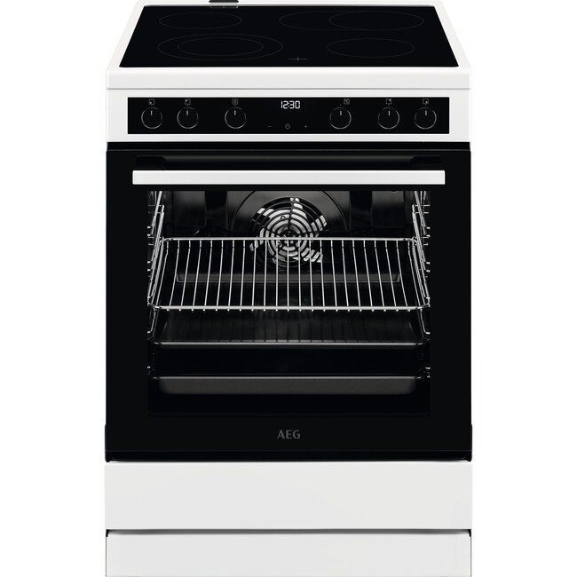 AEG CCB644COBW | Keramisch fornuis | Wit | 60 cm