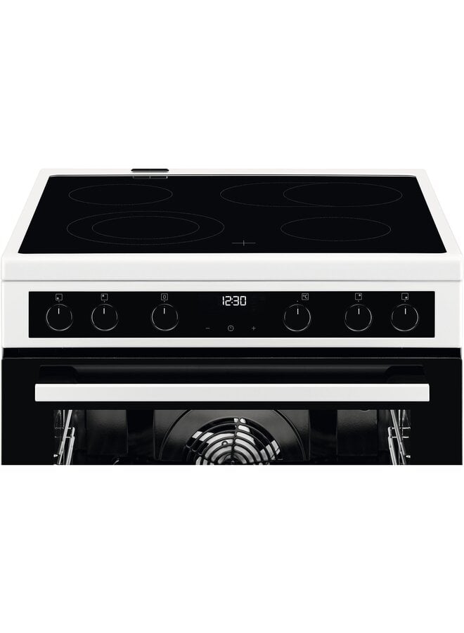 AEG CCB644COBW | Keramisch fornuis | Wit | 60 cm