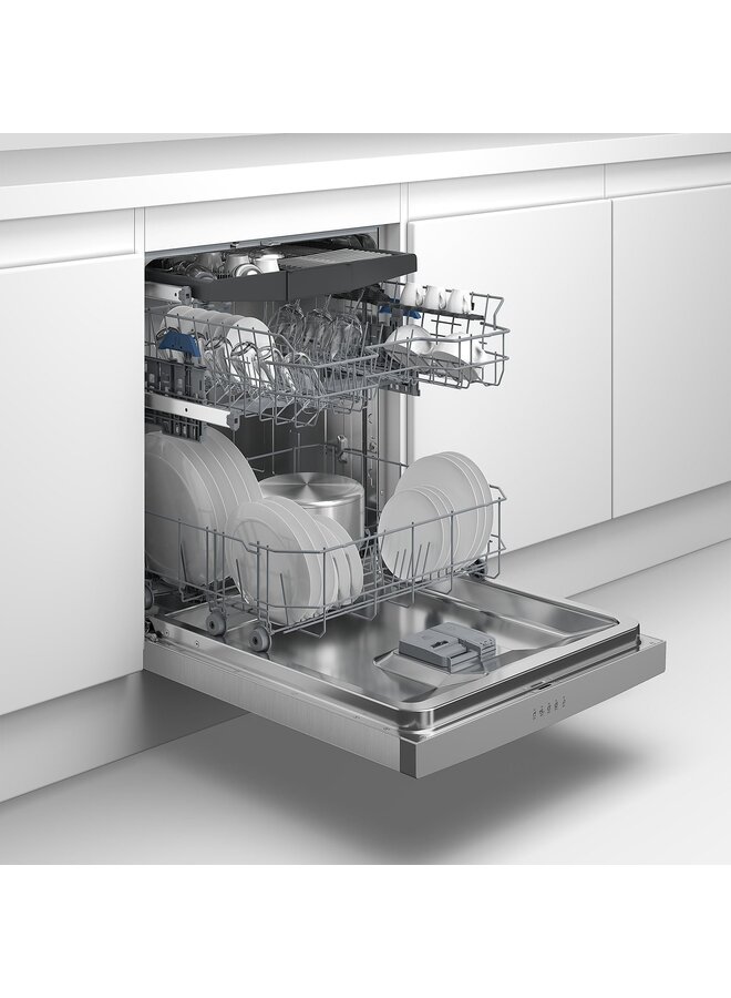 Beko BDUN16450X | Onderbouw vaatwasser | B Label | RVS